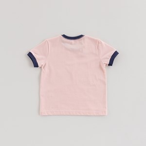 T-Shirt Infantil Masculina Estampa SUMMER Rosa Claro