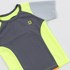T-Shirt Infantil Masculina Malha Dry Recortes Cores AMARELO FLUOR