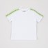 T-Shirt Infantil Masculina Recorte Nos Ombros Branco