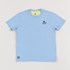 T-Shirt Infantil Masculina Silk Nas Costas Fundo Do Mar Azul Claro