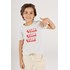 T-Shirt Infantil Masculina YEAH CINZA CLARO