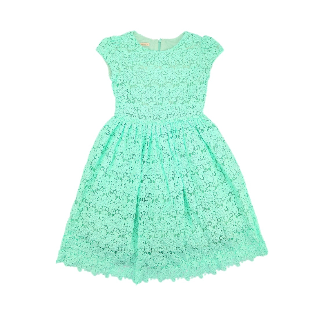 Vestido infantil 2024 verde água