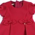 Vestido infantil / baby com pingente em crepe com lycra - 1+1 Vermelho
