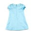 Vestido Infantil Em Neoprene Com Forro De Tricoline Tropical - 1+1 Azul Claro