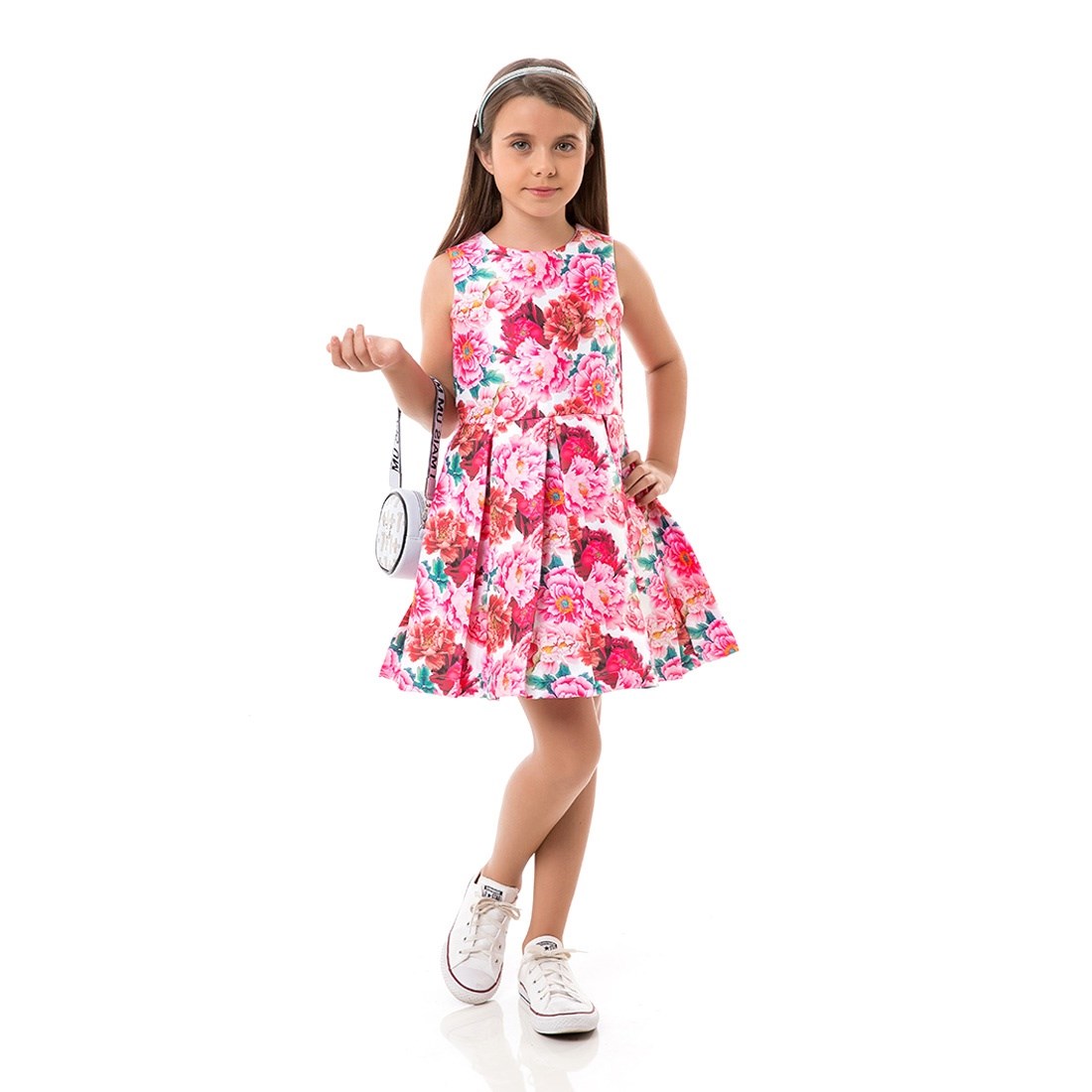 vestido de sarja infantil